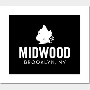 Midwood (white) Posters and Art